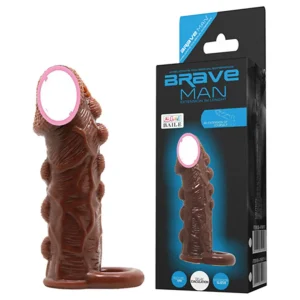 Bao Cao Su Đôn Dên Da Có Quai Đeo Chống Tuột Brave Man